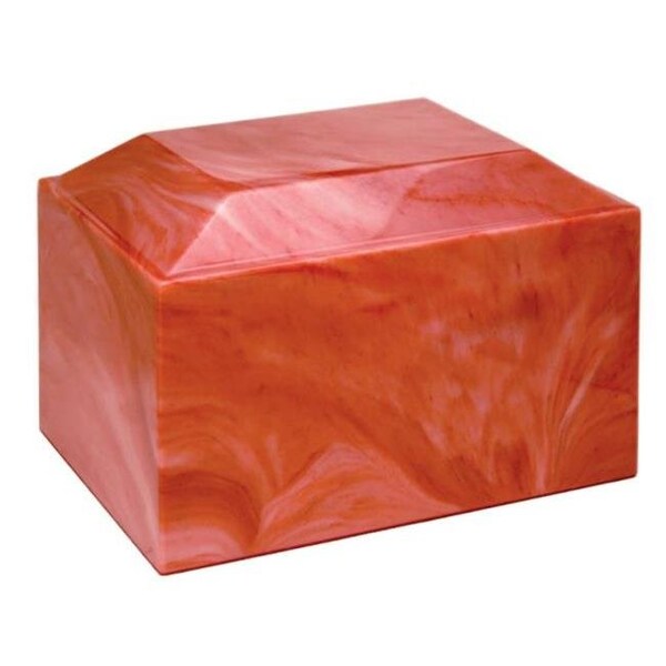 Medm Taylor Urns 480RO Cultured Marble Cremation Atlantis Adult Urn; Rose Quartz 480RO - main
